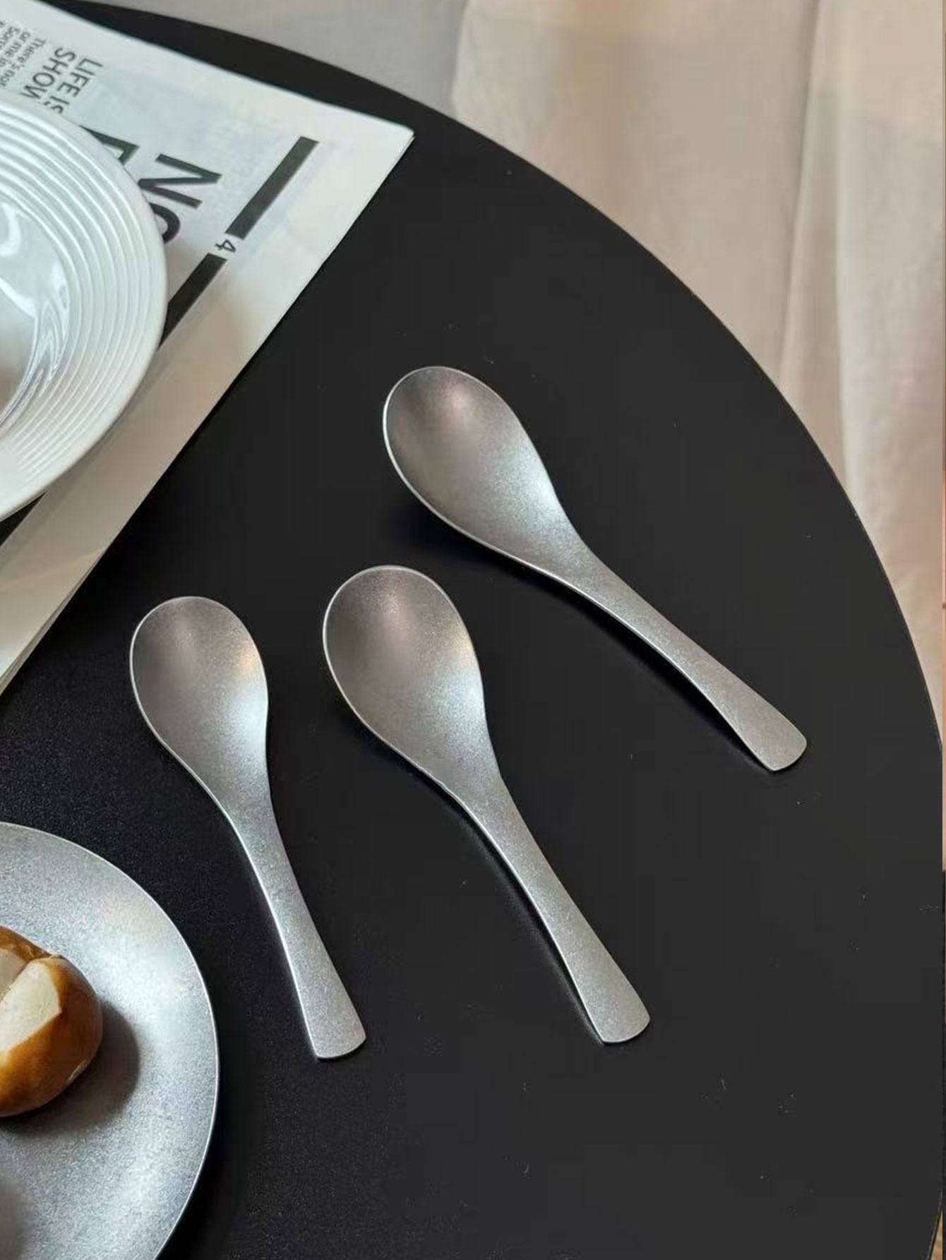 Vintage Collectible Spoons - ملعقة بتصميم عتيق، ملعقة من الفولاذ