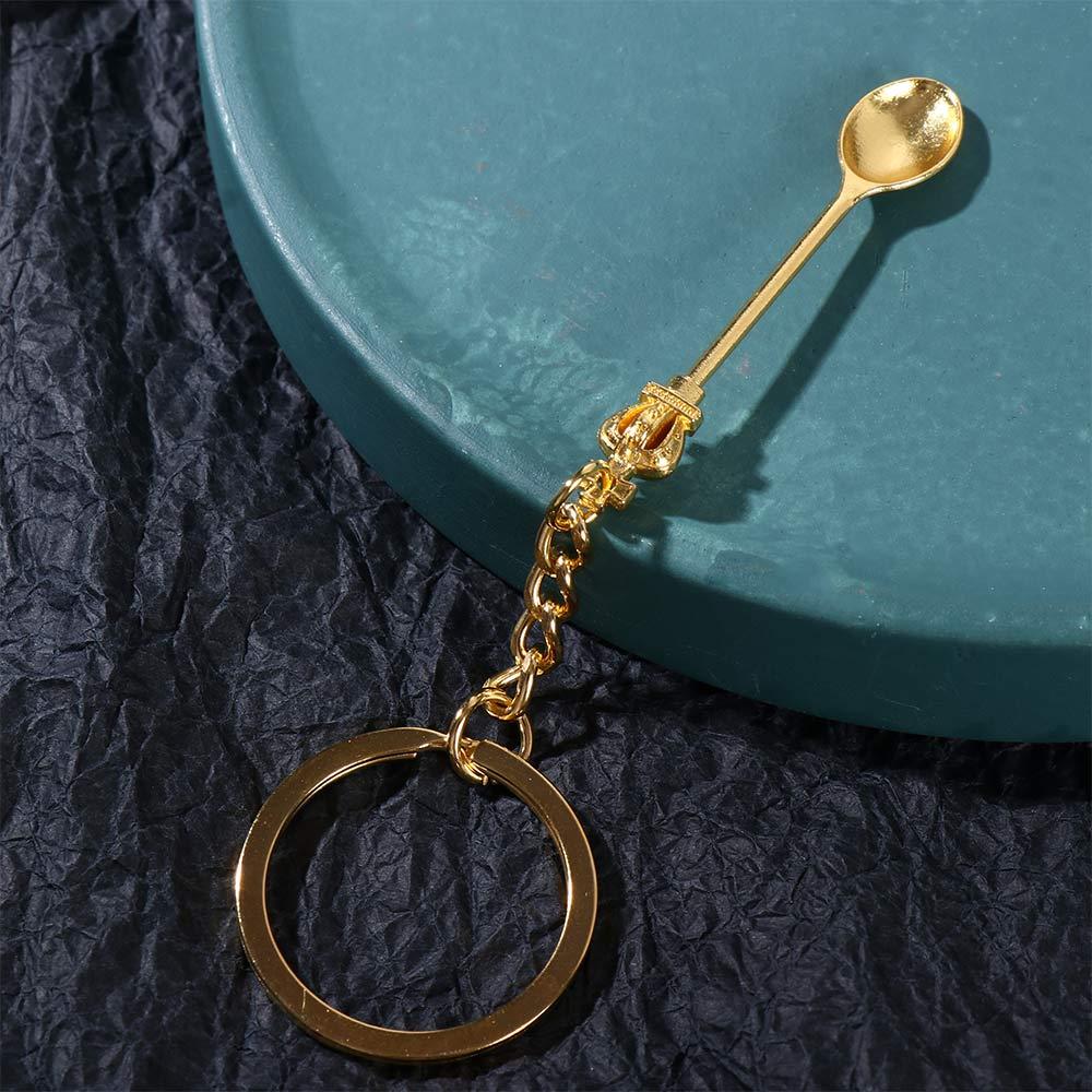 سلسلة مفاتيح تاج مطبخ عتيقة لل - مراجعة Vintage Collectible Spoons وسعره