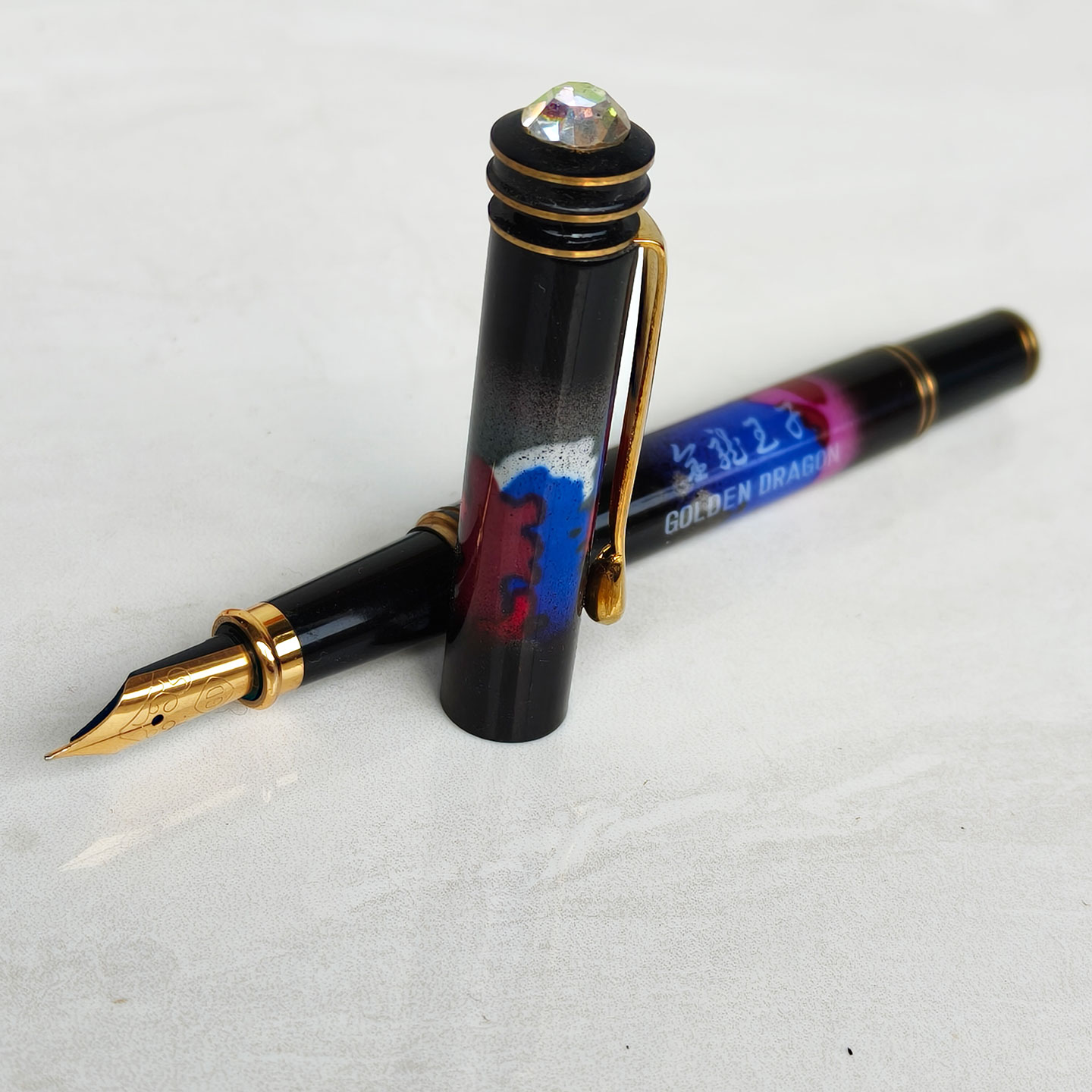 قلم حبر نحاسي عتيق من داندونغ  - مراجعة Vintage Collectible Pens وسعره
