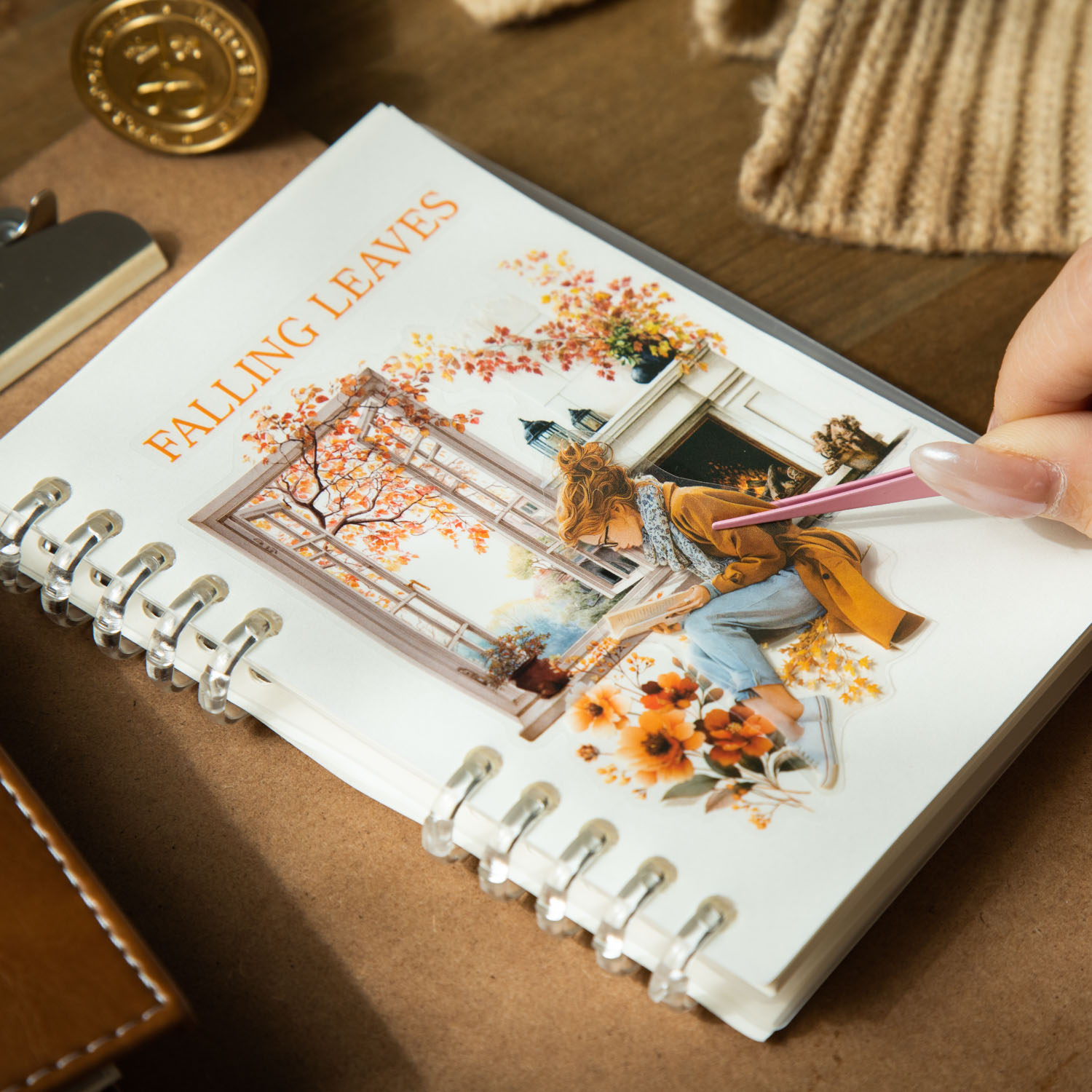 كتاب ملصقات بتصميم عتيق للزهور - مراجعة Vintage Collectible Books وسعره